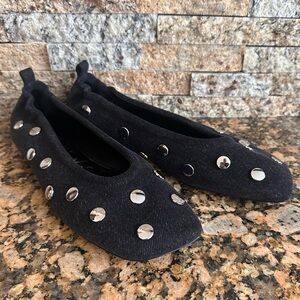 3.1 Phillip Lim ID Stretch Back Stud Ballerina Flat